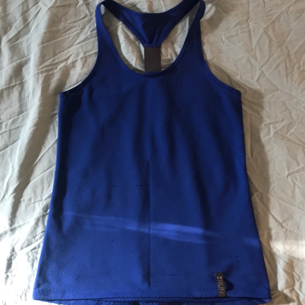 Blue UA tank top